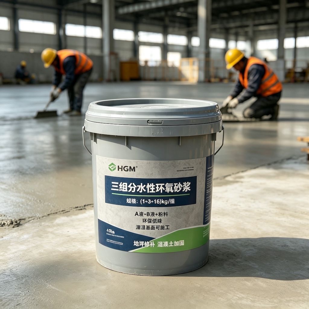 沅江三组份水性环氧砂浆